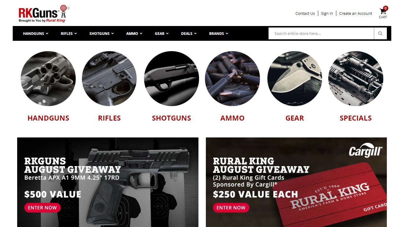 Gun Store : Shop for and Buy Guns Online : RK Guns